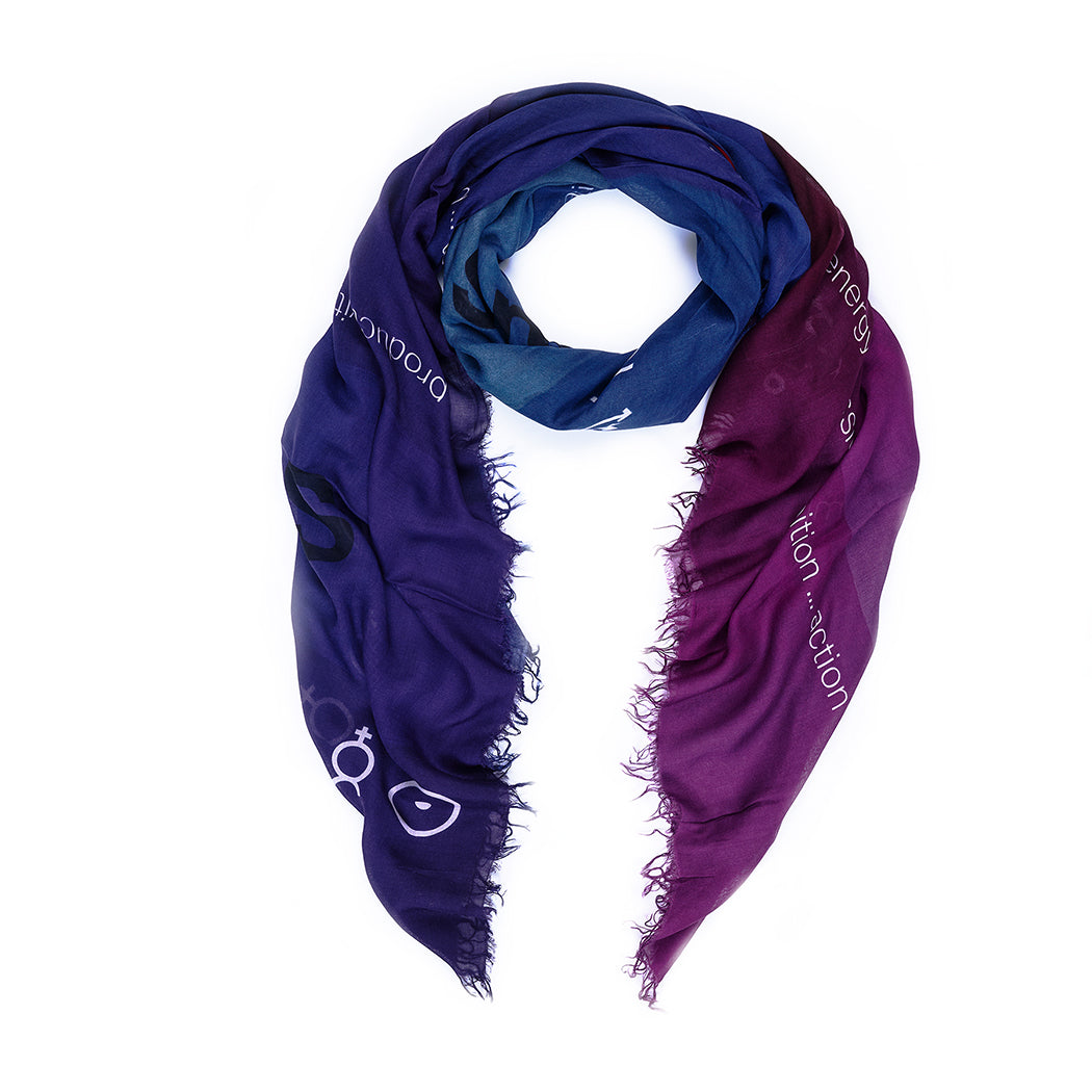 Suzi Roher Planets Scarf available at Barbara Katz