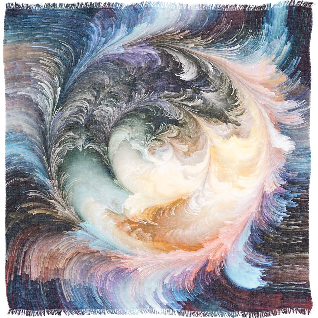 Suzi Roher Plume Scarf available at Barbara Katz