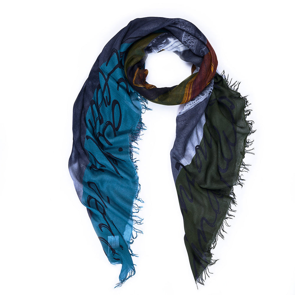 Suzi Roher Red Heart Scarf available at Barbara Katz