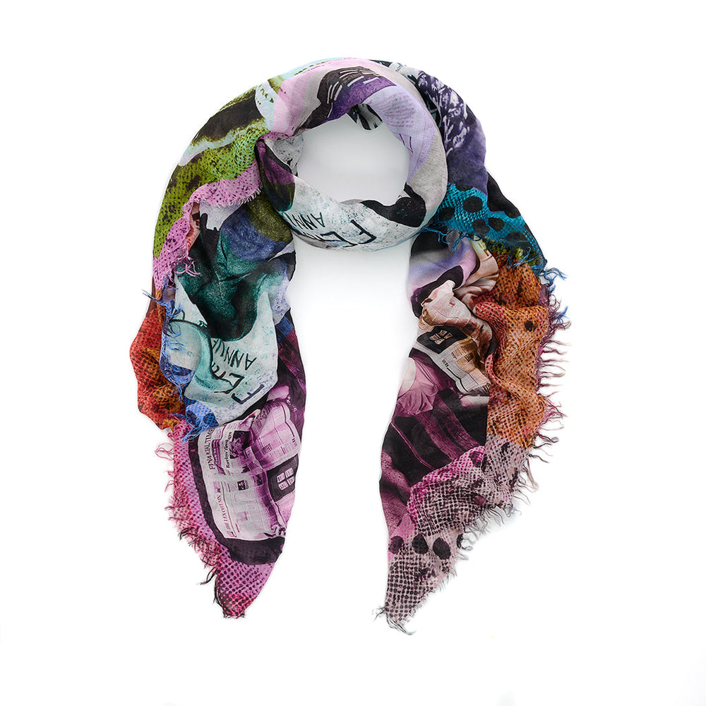 Suzi Roher Lily, The Art Issue Scarf available at Barbara Katz