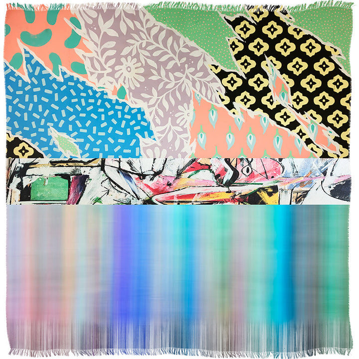 Suzi Roher Triple Trio Scarf available at Barbara Katz