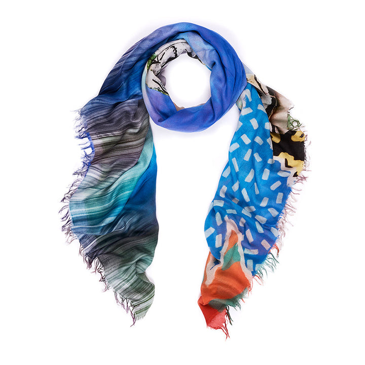 Suzi Roher Triple Trio Scarf available at Barbara Katz
