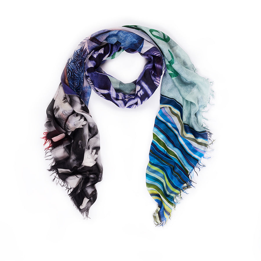 Suzi Roher Lily, Where Are We Going Scarf available at Barbara Katz