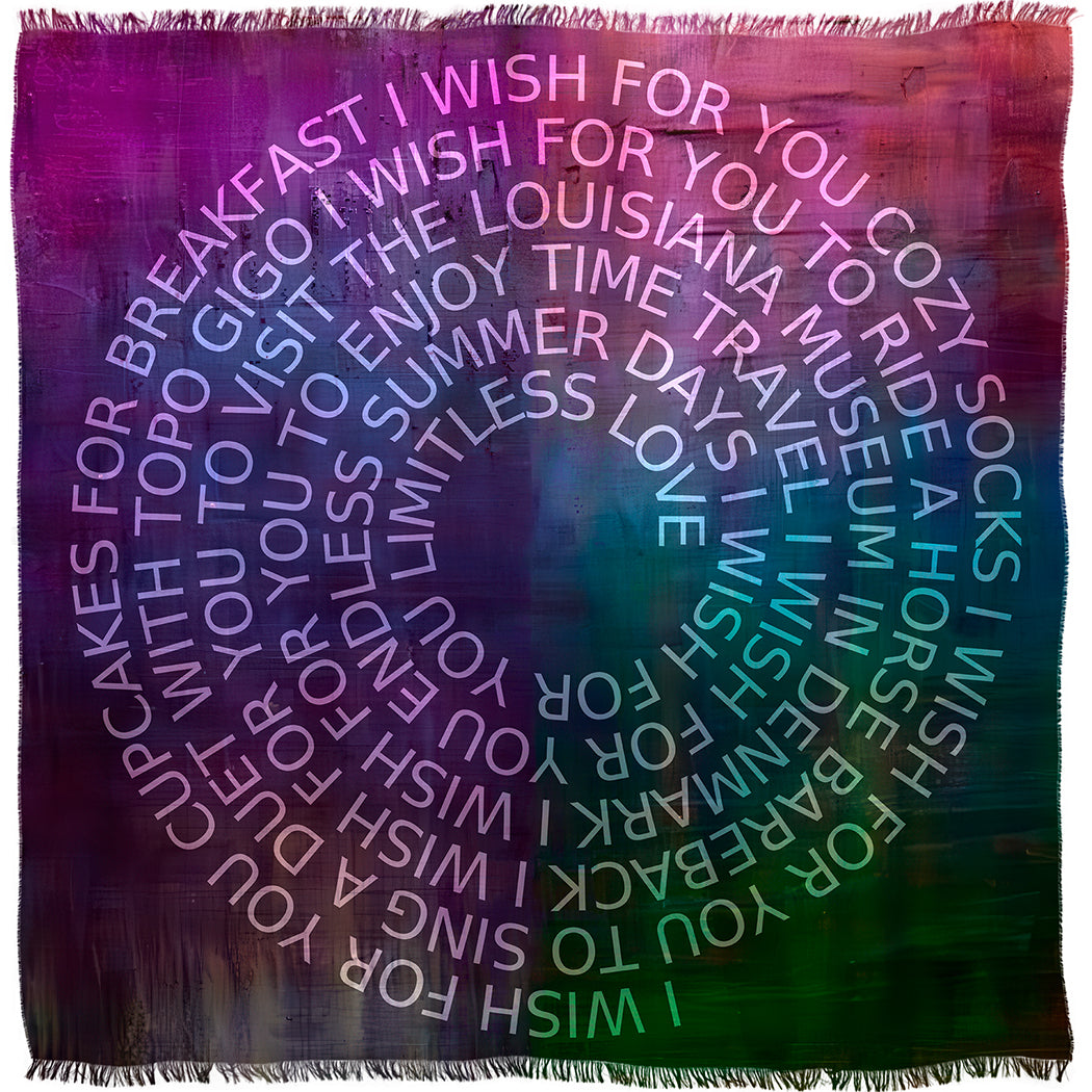 Suzi Roher Wish For You Scarf available at Barbara Katz