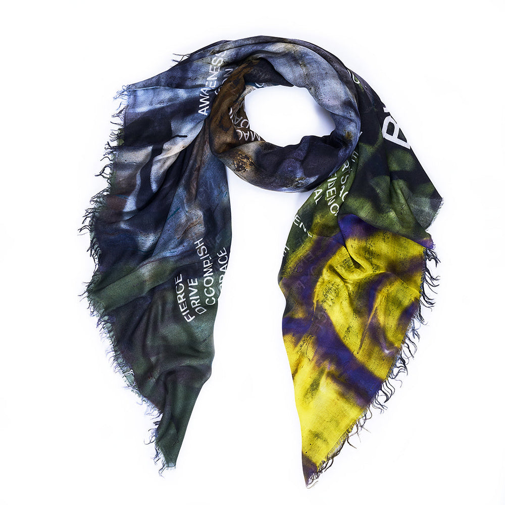 Suzi Roher Words To Live By Cristina Scarf available at Barbara Katz