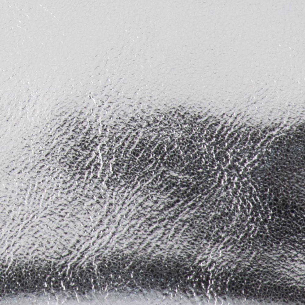 Olga Berg Tally Metallic Clutch in Silver available at Barbara Katz