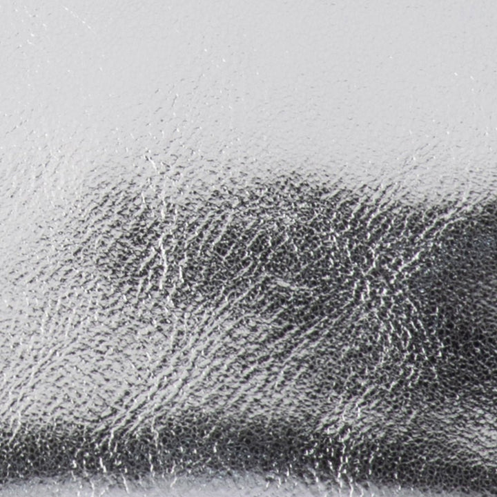 Olga Berg Tally Metallic Clutch in Silver available at Barbara Katz