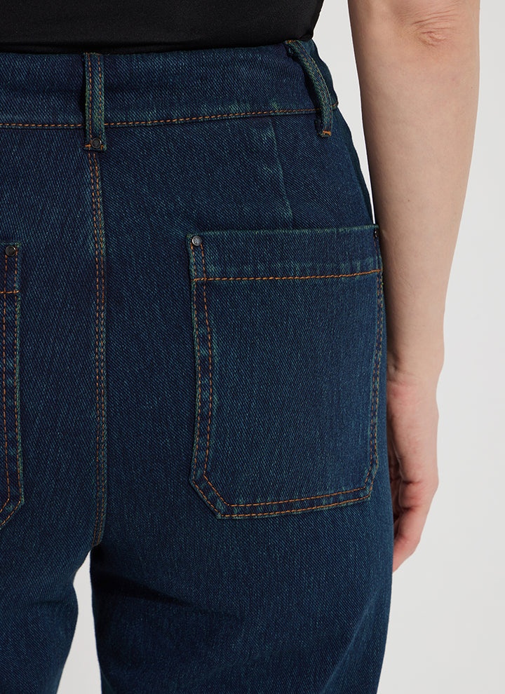 Lysse Erin Wide Leg Denim (28" Inseam) - Indigo