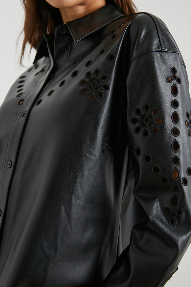 Rails Tamsyn Vegan Leather Shirt