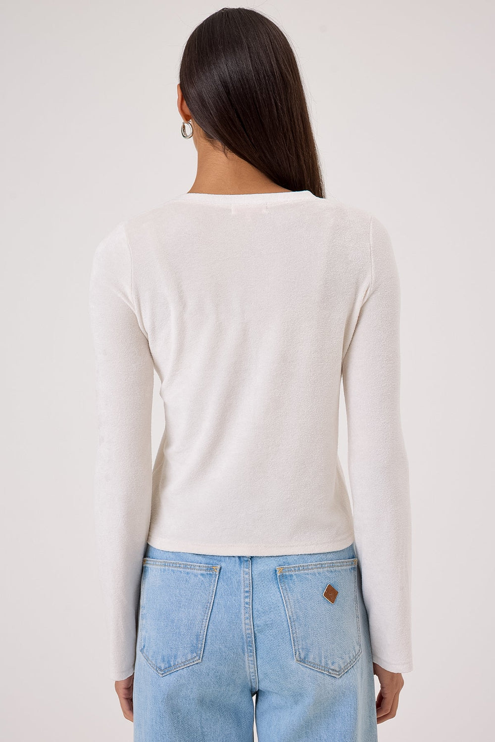 Goldie Velour Crush Cardigan available at Barbara Katz