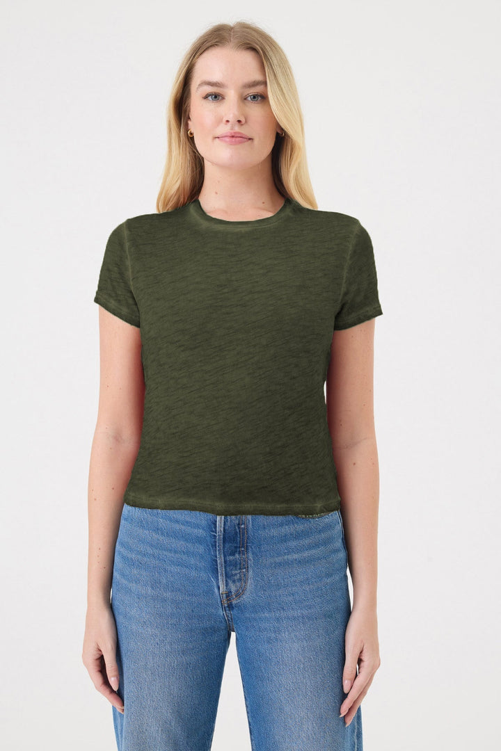 Goldie Vintage Wash Andie Tee in Cypress available at Barbara Katz