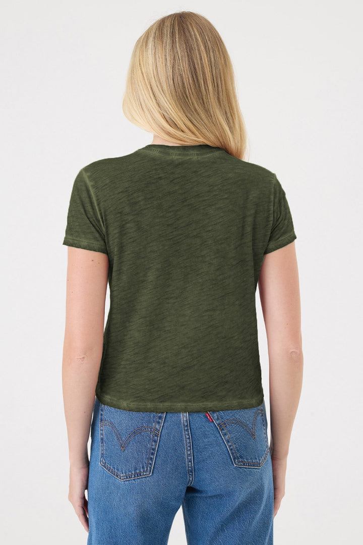 Goldie Vintage Wash Andie Tee in Cypress available at Barbara Katz