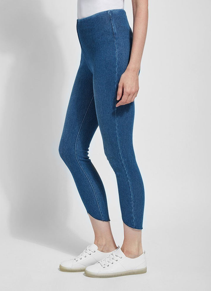 Lysse Lynette Scallop Edge Denim in Midwash