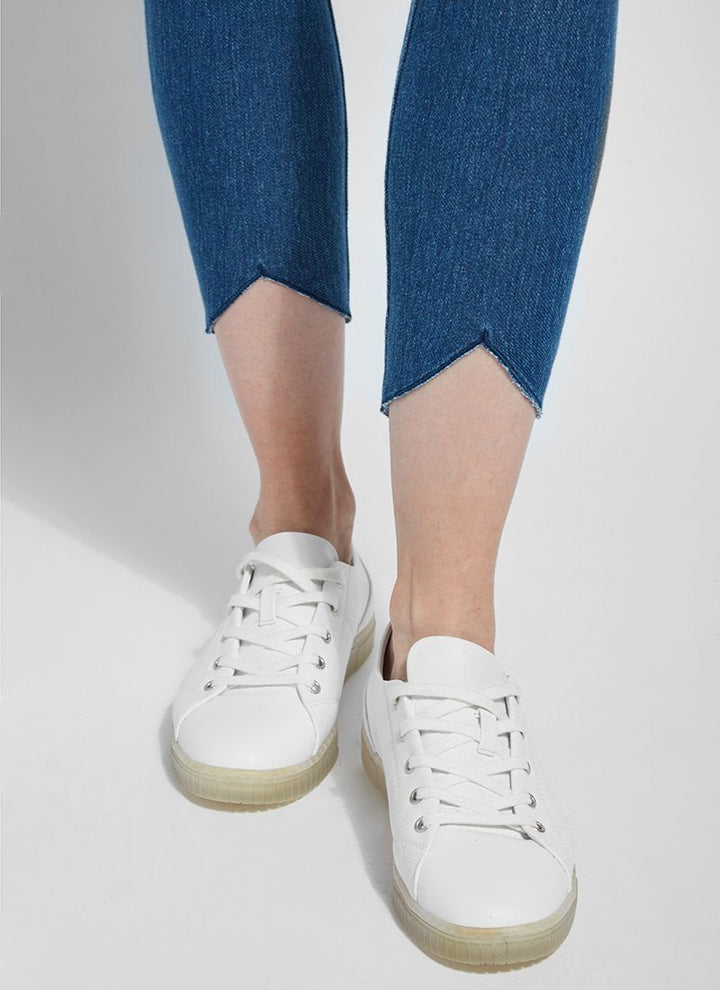 Lysse Lynette Scallop Edge Denim in Midwash
