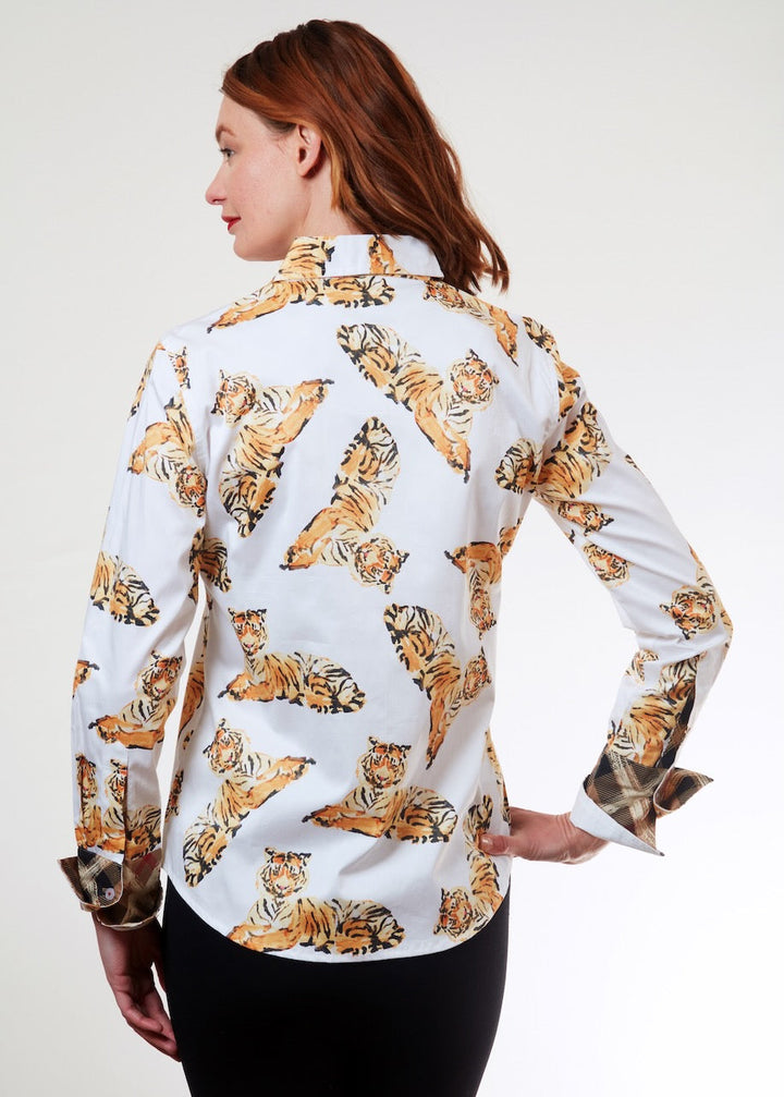 Rome Shirt Tiger Print XL