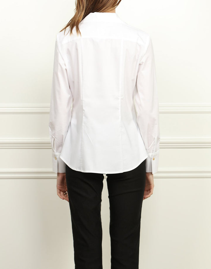 Donna Classic Fit Wing Collar Shirt
