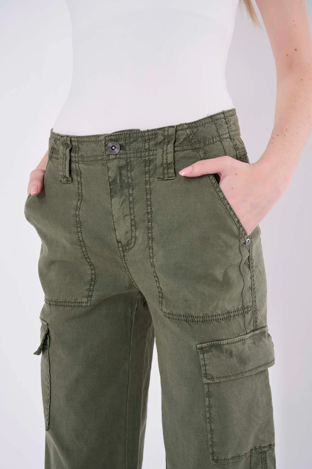 Marrakech Aly Cargo Pant in Moss
