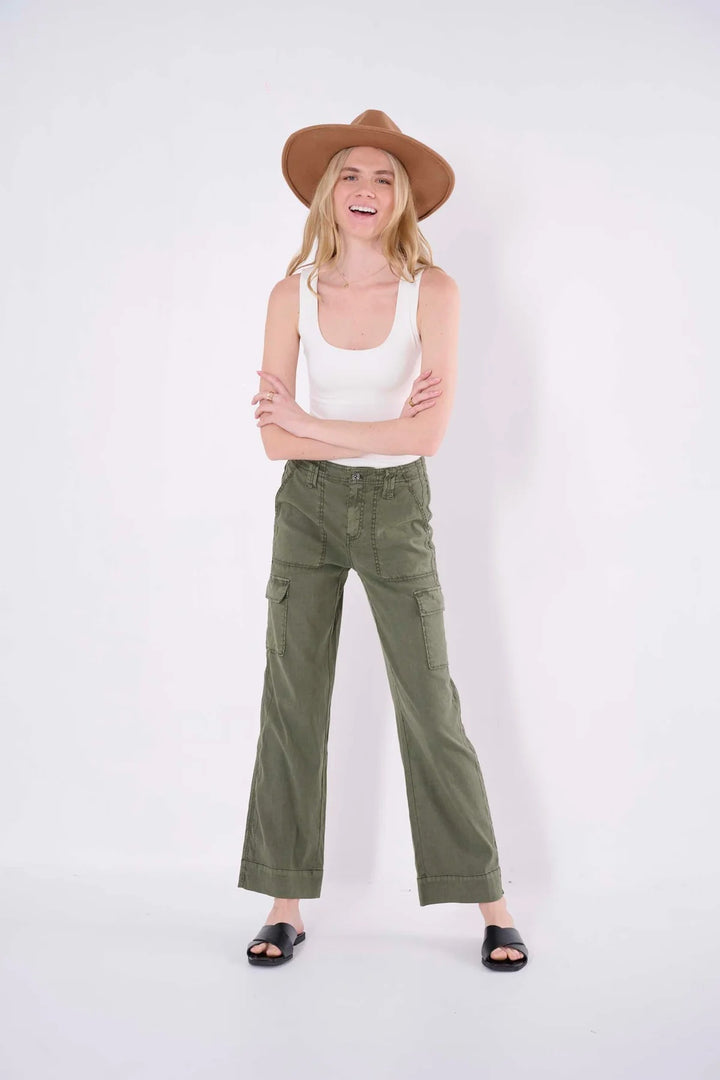 Marrakech Aly Cargo Pant in Moss