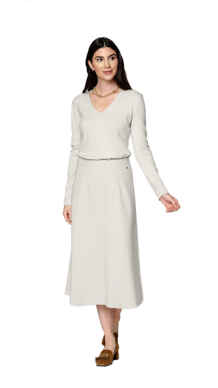 Viv Long Sleeve V-Neck Top - Mist