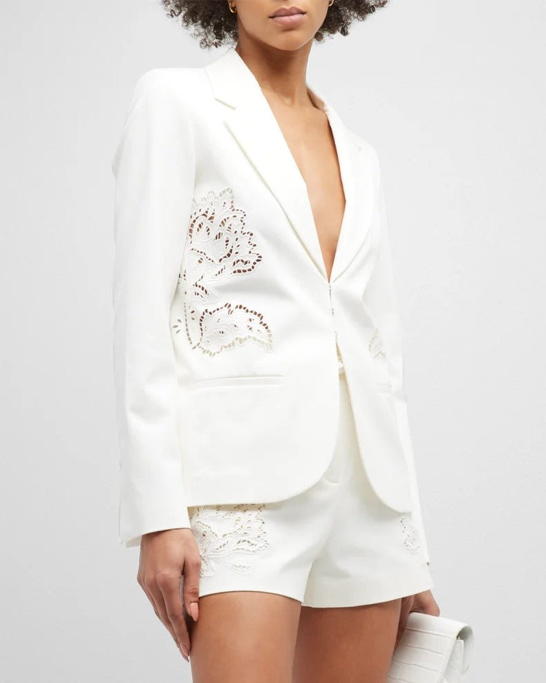 Elodie Lace Embroidered Jacket