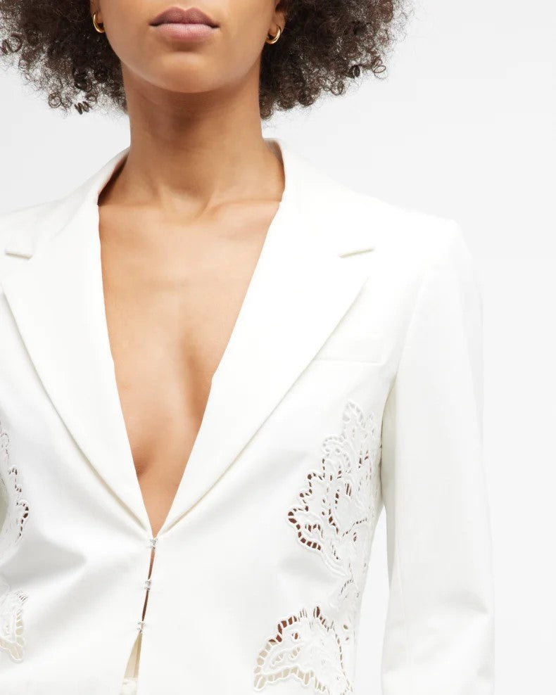 Elodie Lace Embroidered Jacket