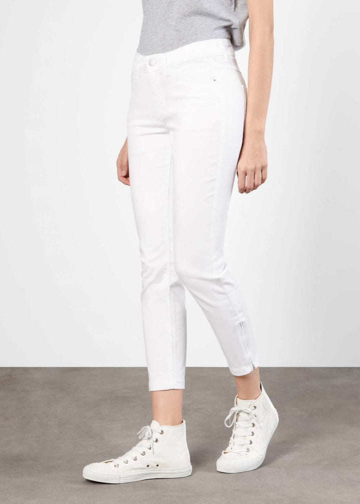 Dream Chic Crop Jean - White