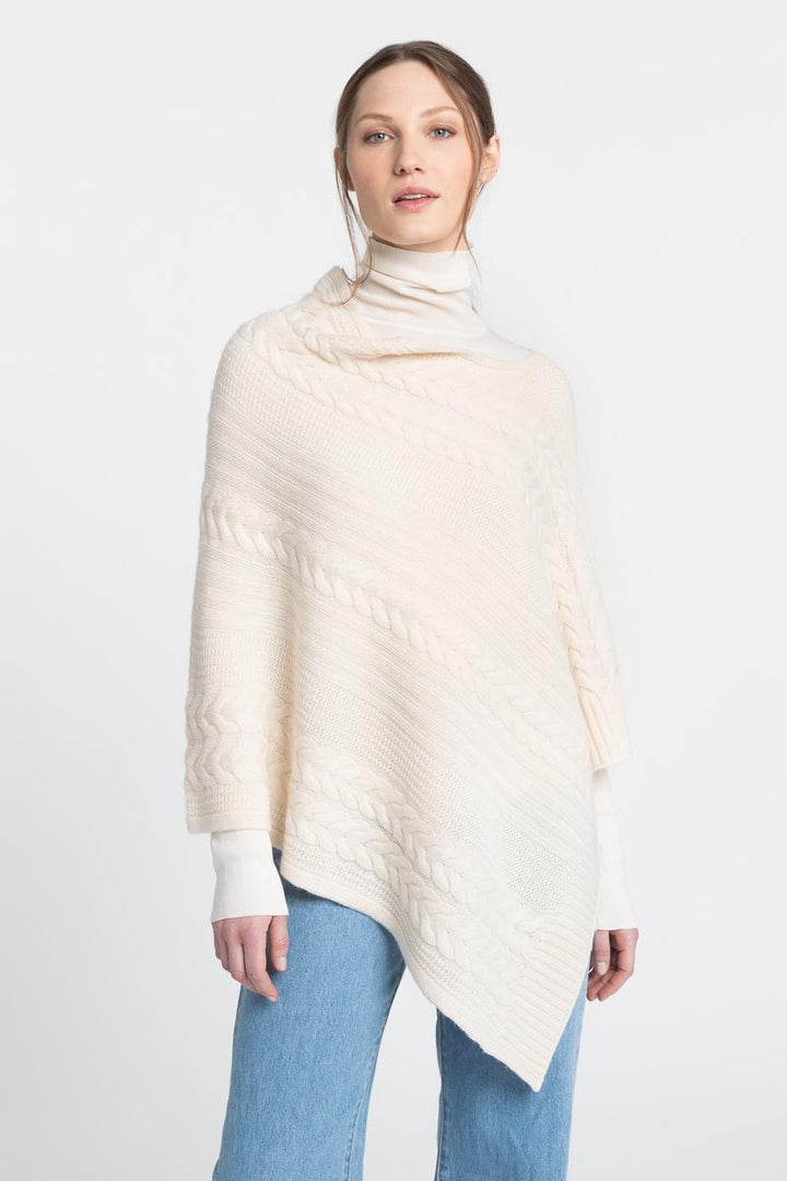 Kinross Luxe Cable Poncho