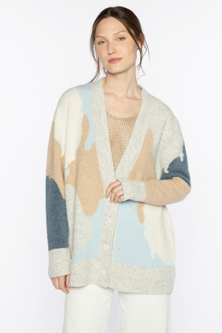 Kinross Lofty Intarsia Cardigan