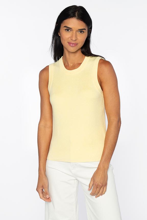 Sleeveless Crew Kinross Cashmere