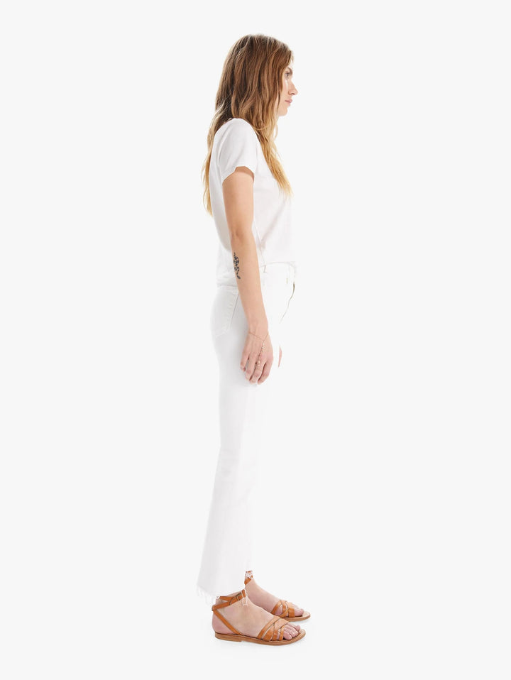 MOTHER The Hustler Ankle Fray Jeans - Fairest of Them All available at Barbara Katz