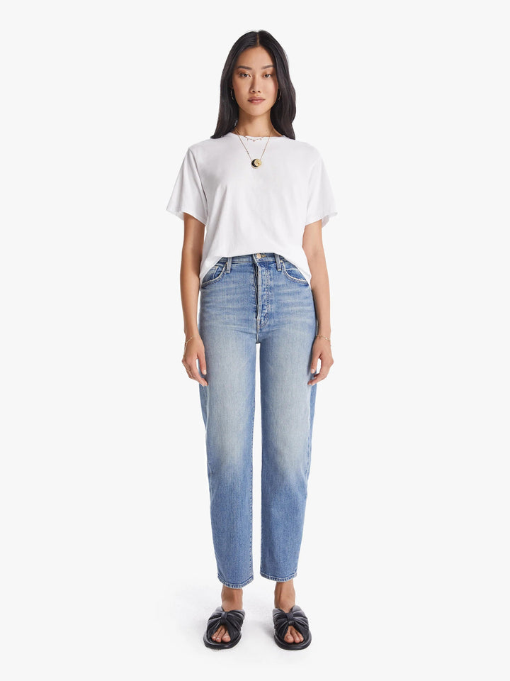 MOTHER THE ROWDY SLOUCHY TEE WHITE