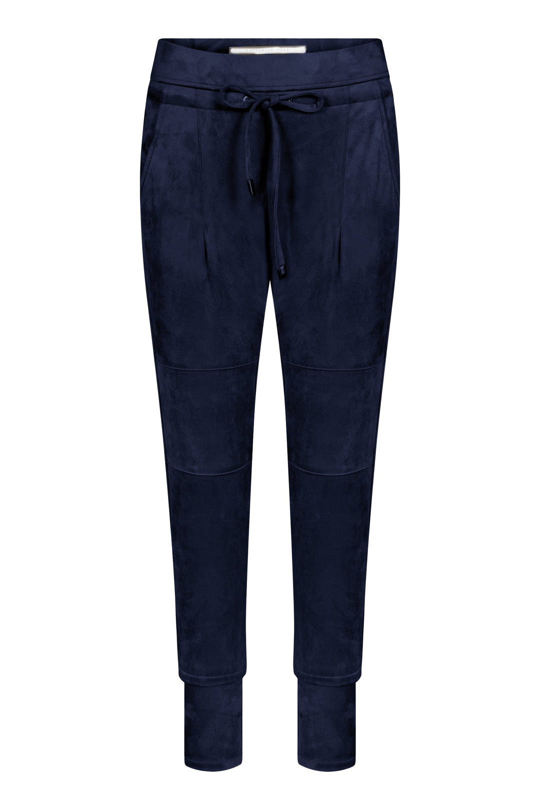 Raffaello Rossi Candice Pant Faux Suede in Navy