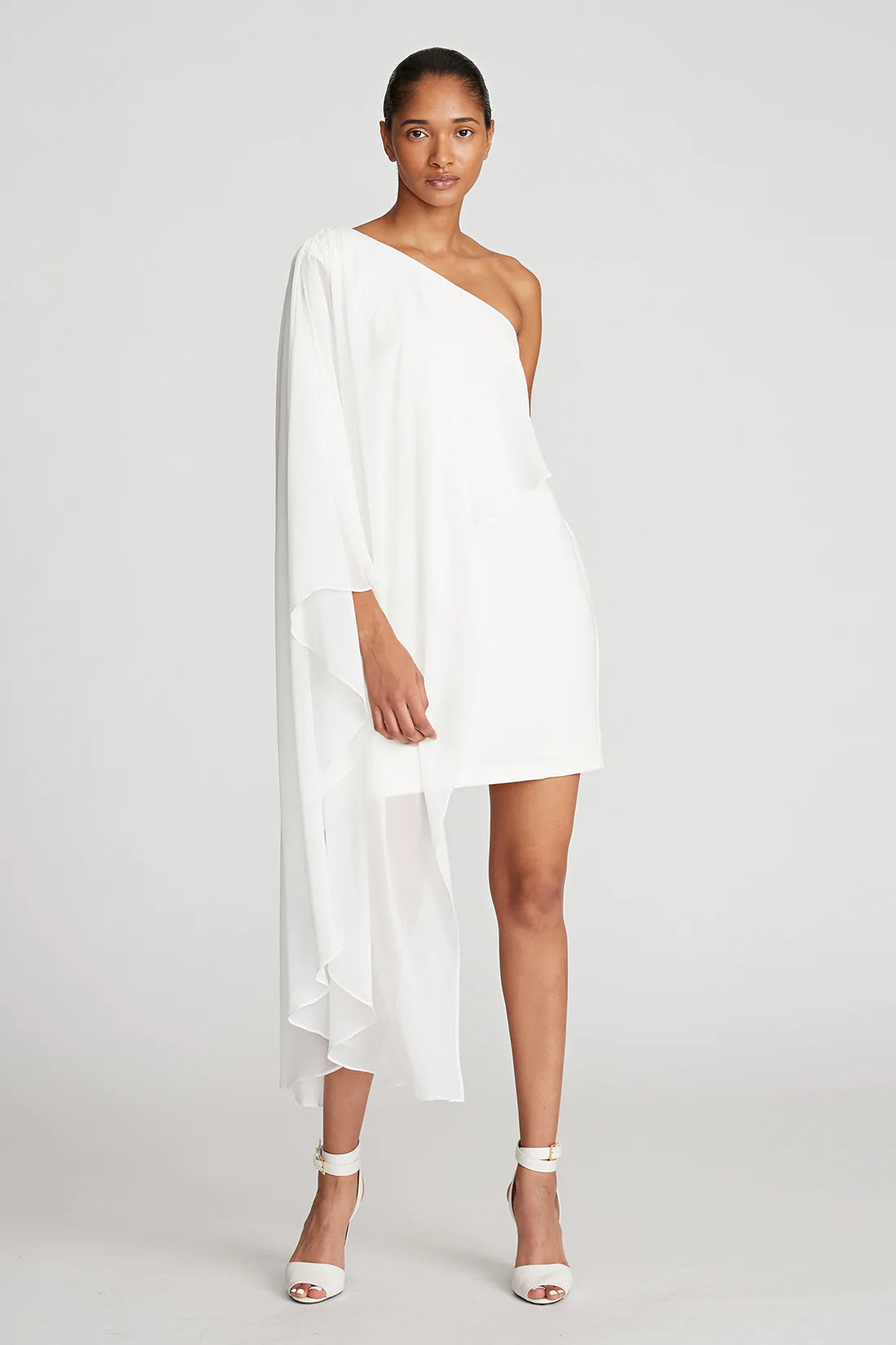 Crepe chiffon dress on sale