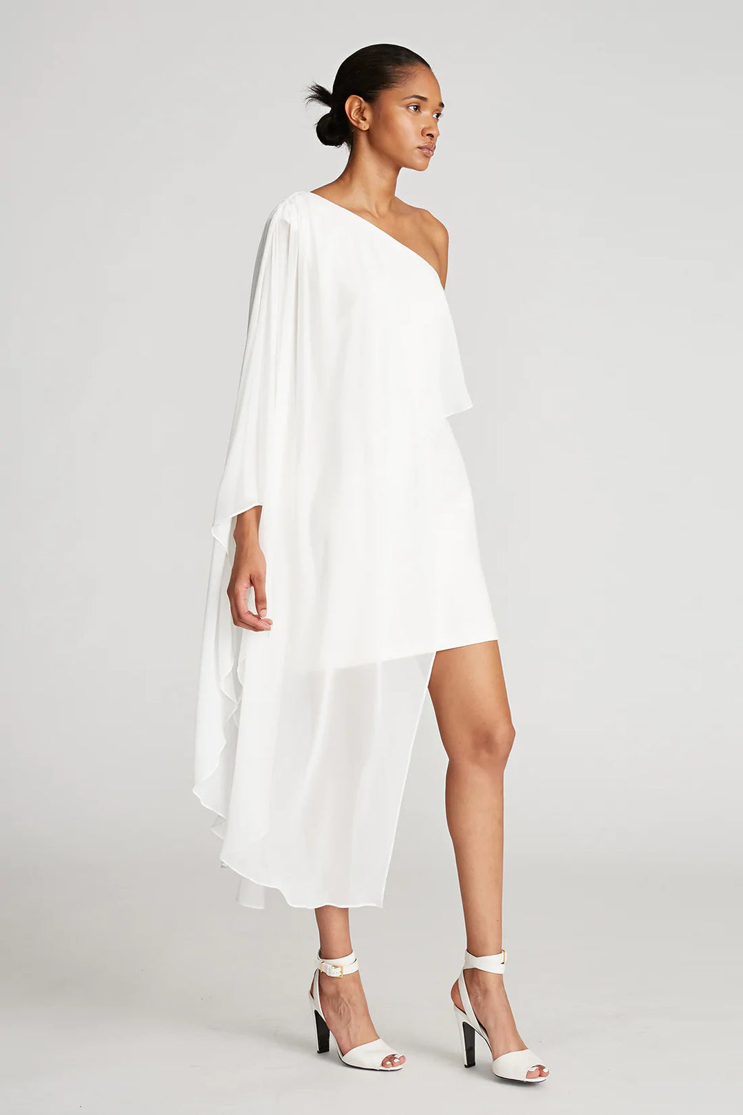 Sabrina Dress in Crepe/Chiffon