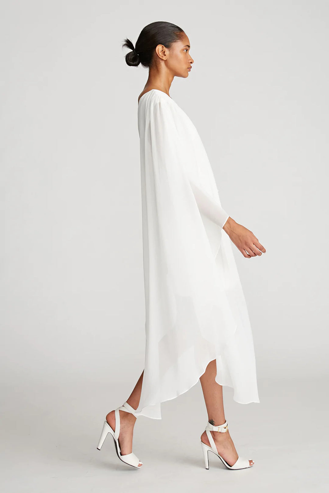 Sabrina Dress in Crepe/Chiffon