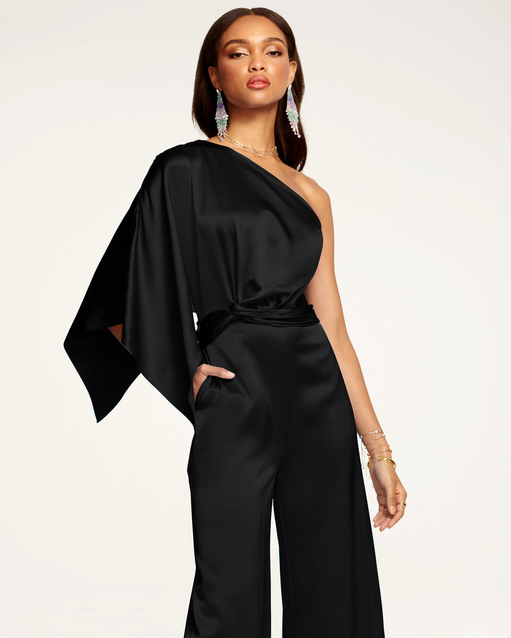 Simone One Shoulder Jumpsuit