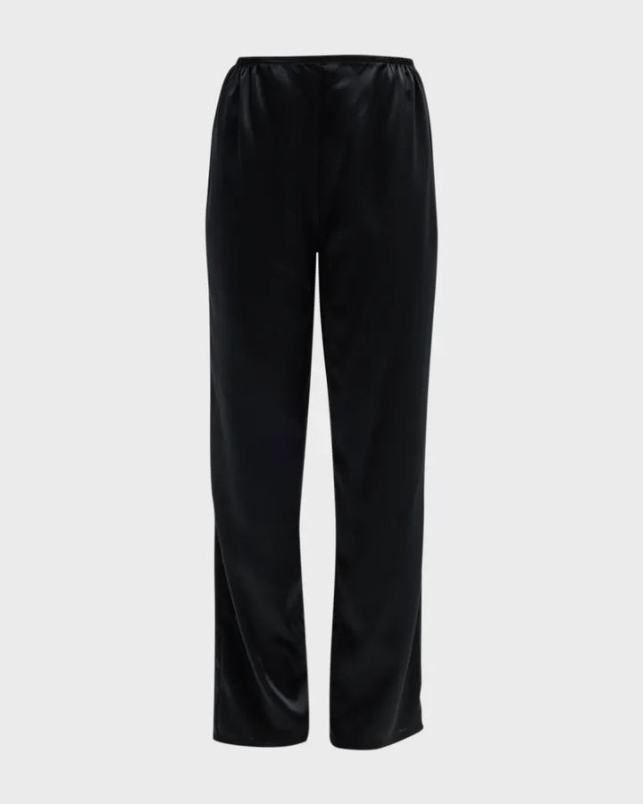 Soft Satin Straight Pant