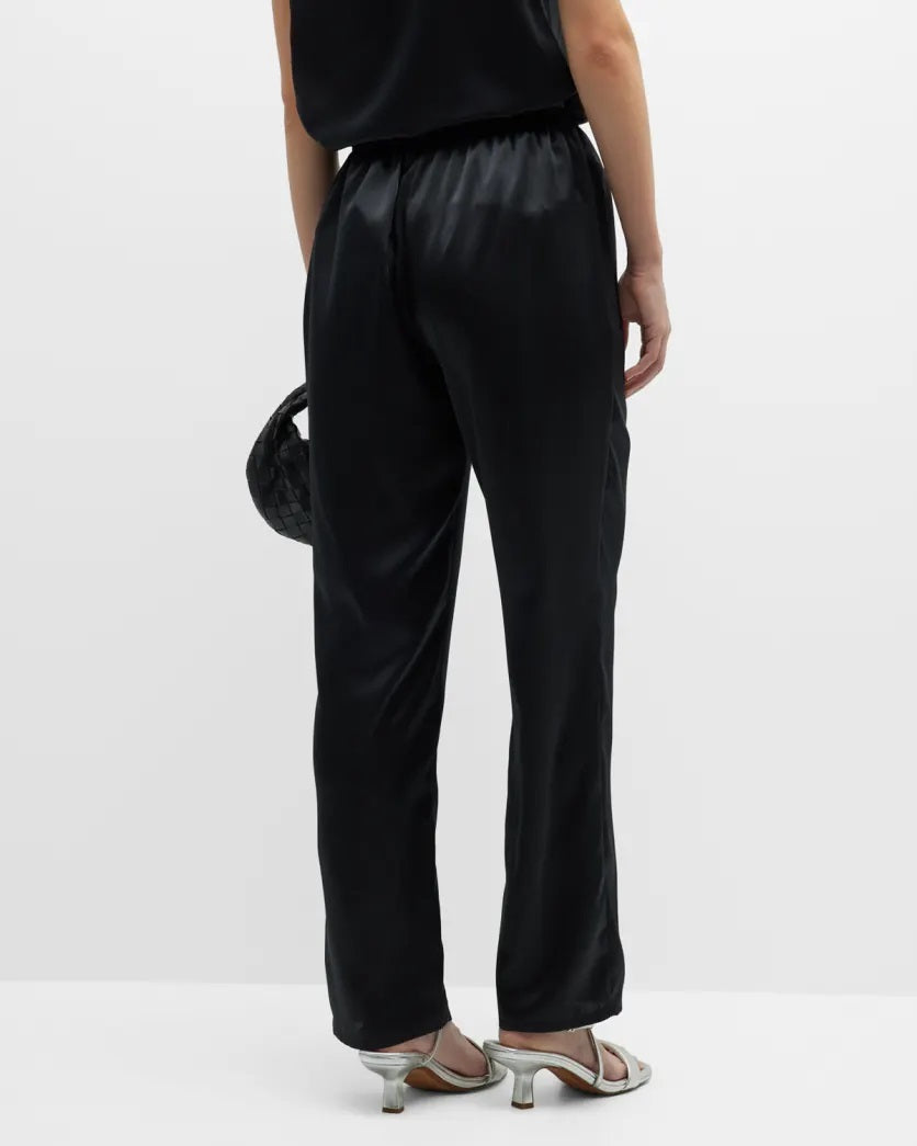 Soft Satin Straight Pant