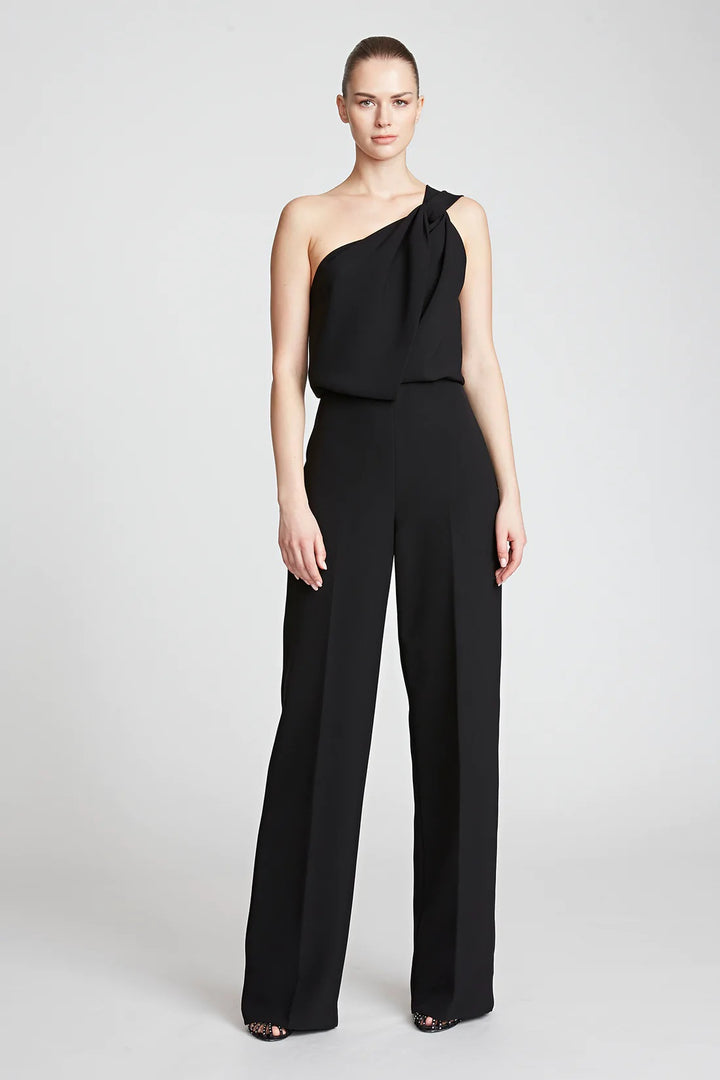 Tess Jumpsuit in Stretch Crepe