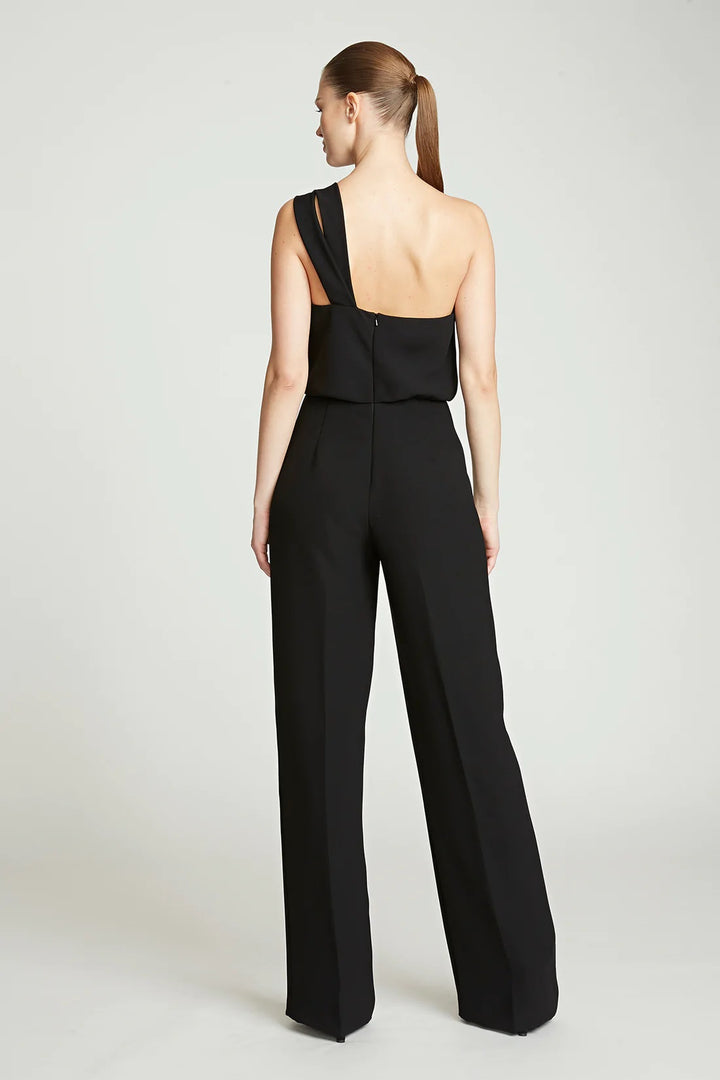 Tess Jumpsuit in Stretch Crepe