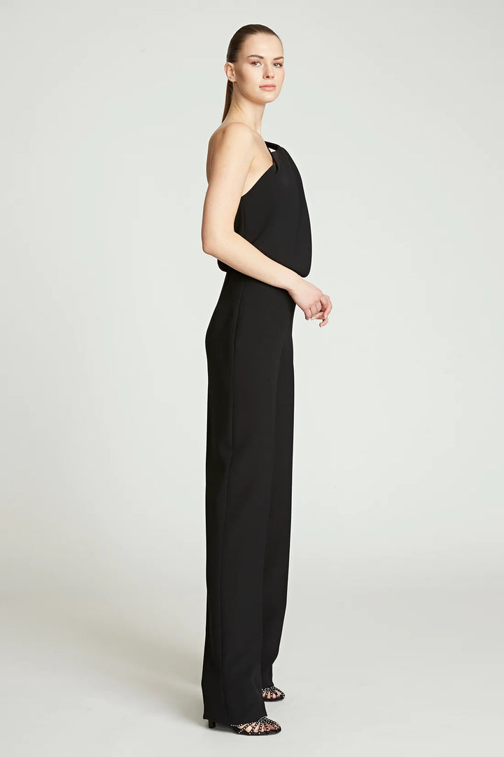 Tess Jumpsuit in Stretch Crepe