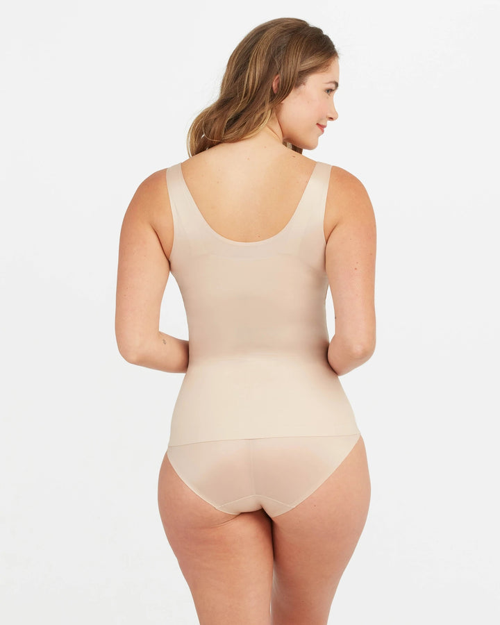 SPANX THINSTINCTS 2.0 SHAPING TANK CHAMPAGNE BEIGE