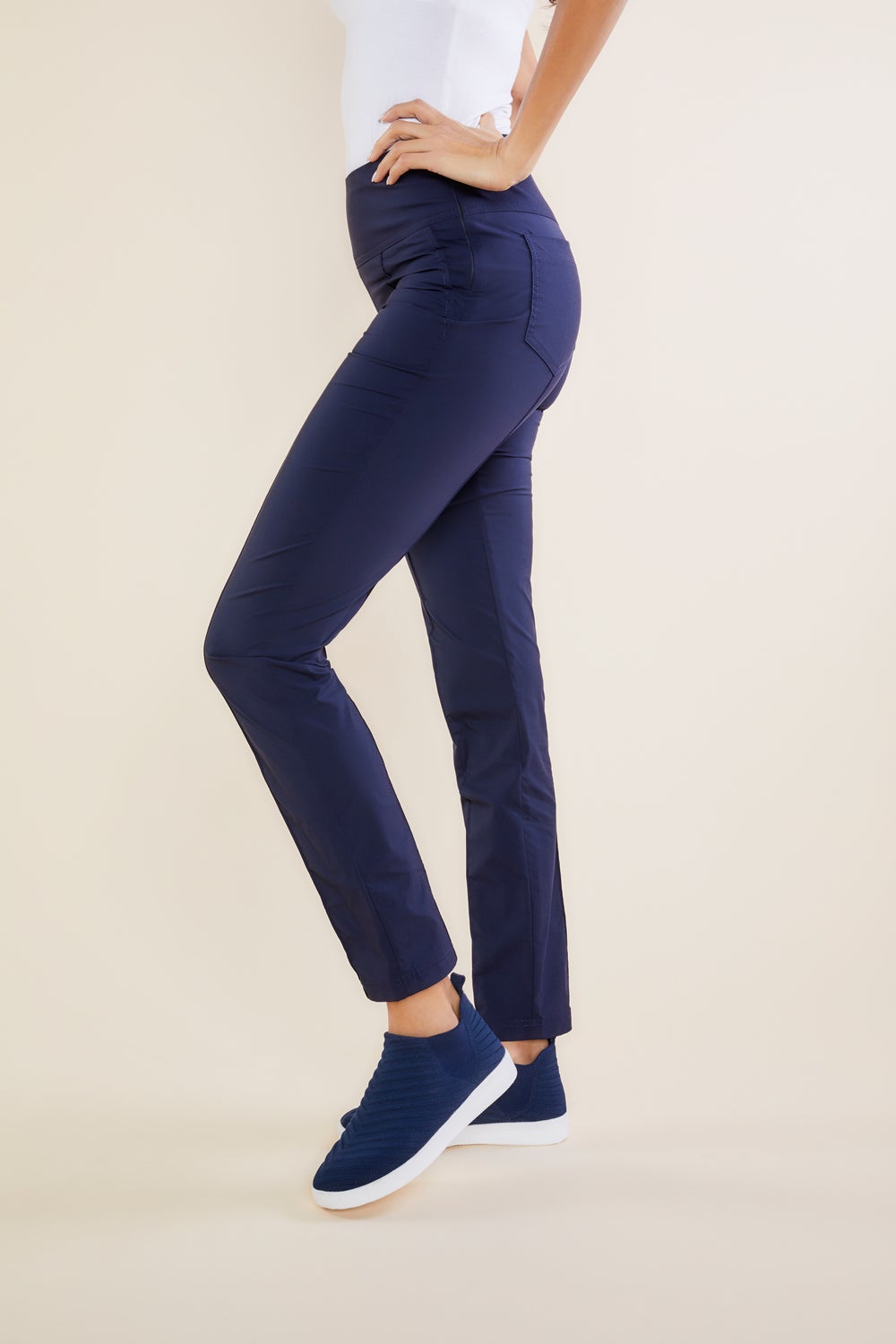 Anatomie Sonia High Rise Pant in Navy