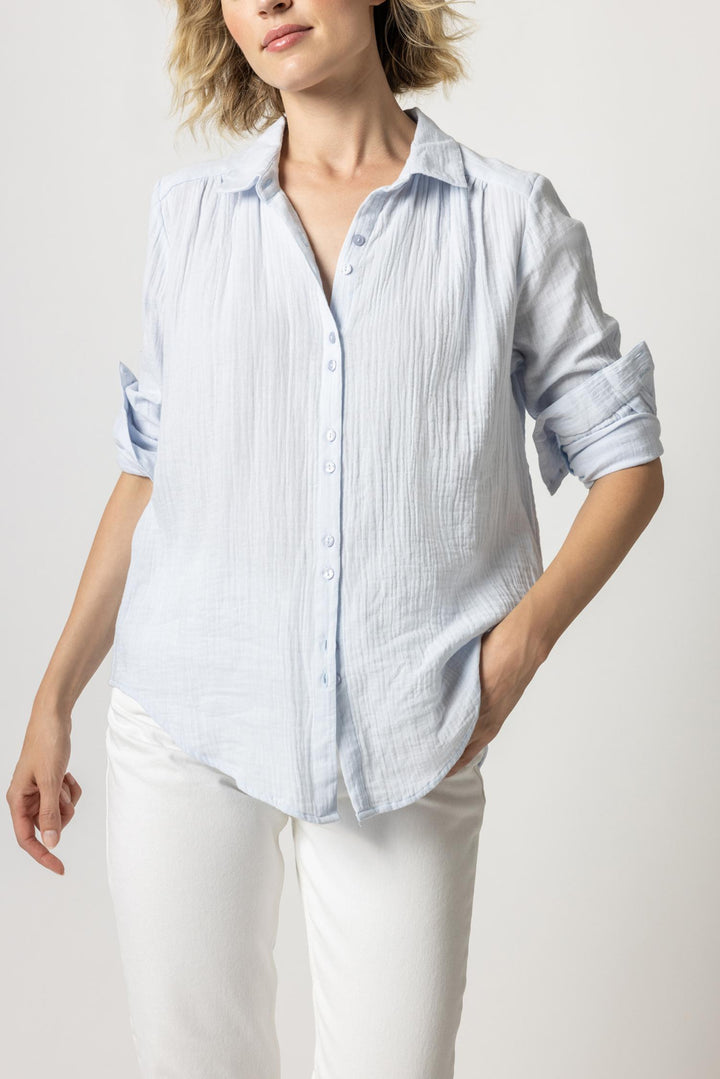 gauze longsleeve shirt clearwater