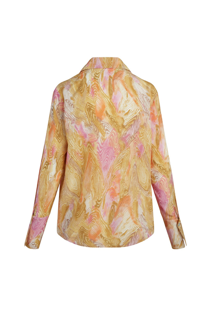 Silk Printed Shirt - Topo