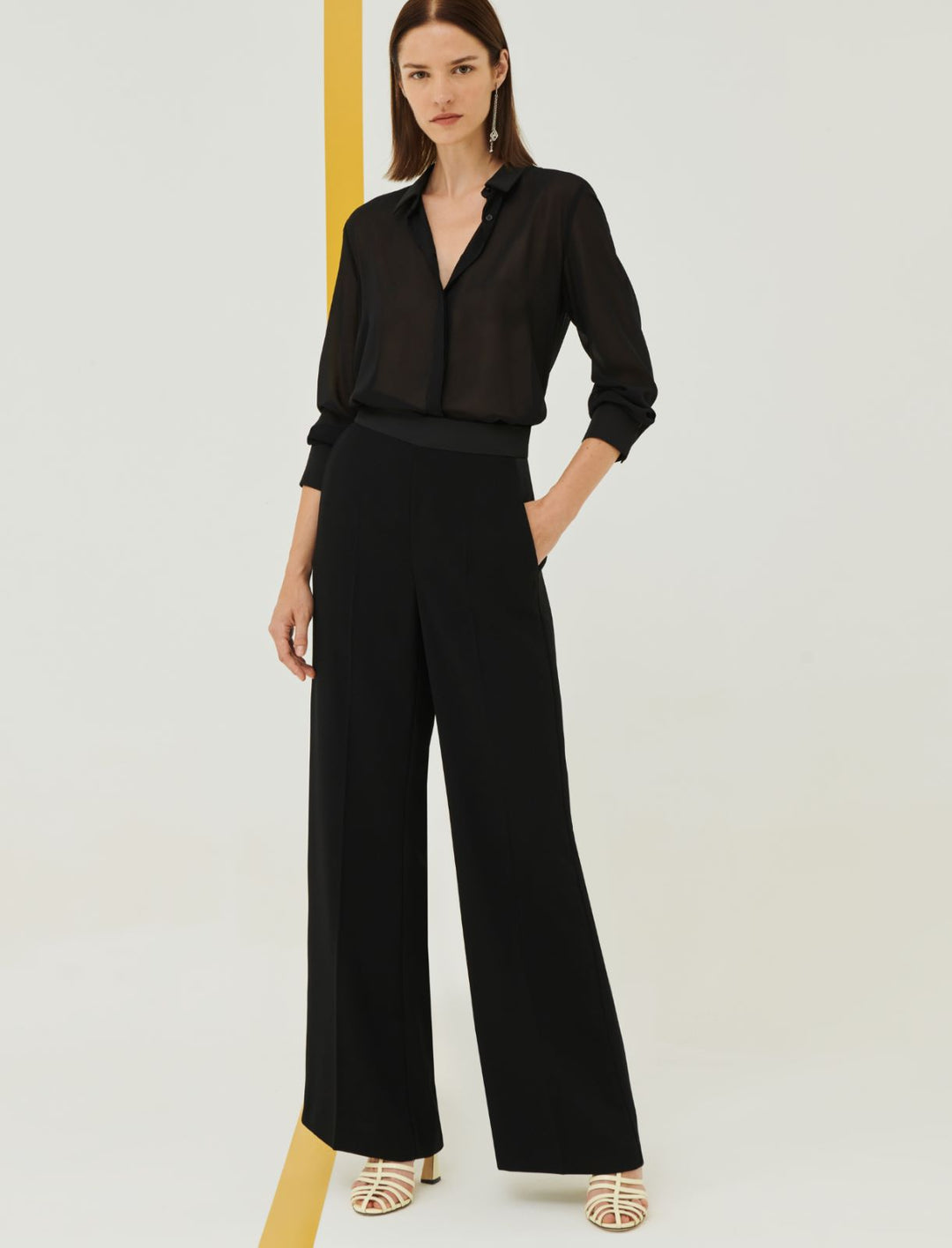 dida satin back crepe pant