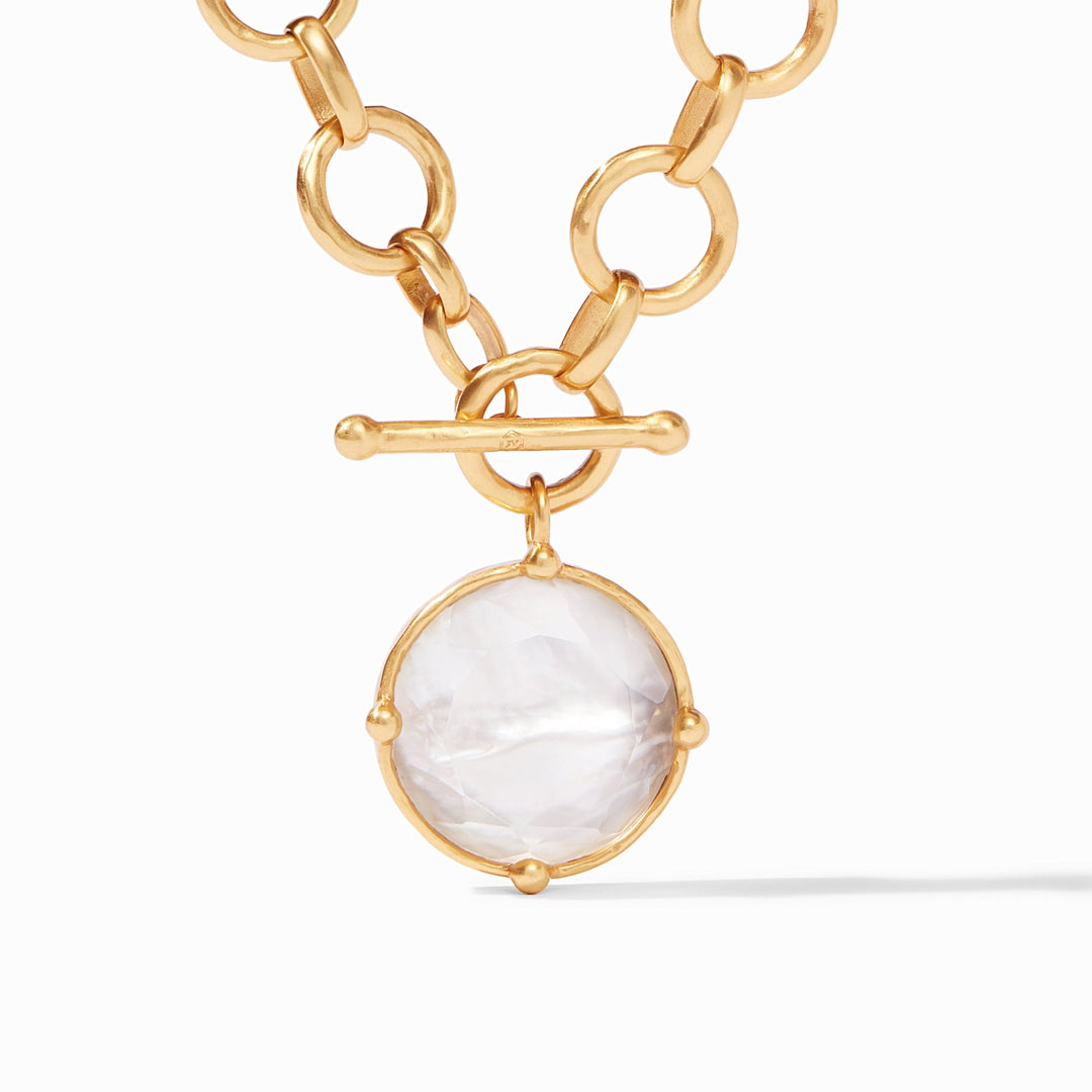 Honeybee Statement Necklace Crystal Reversible