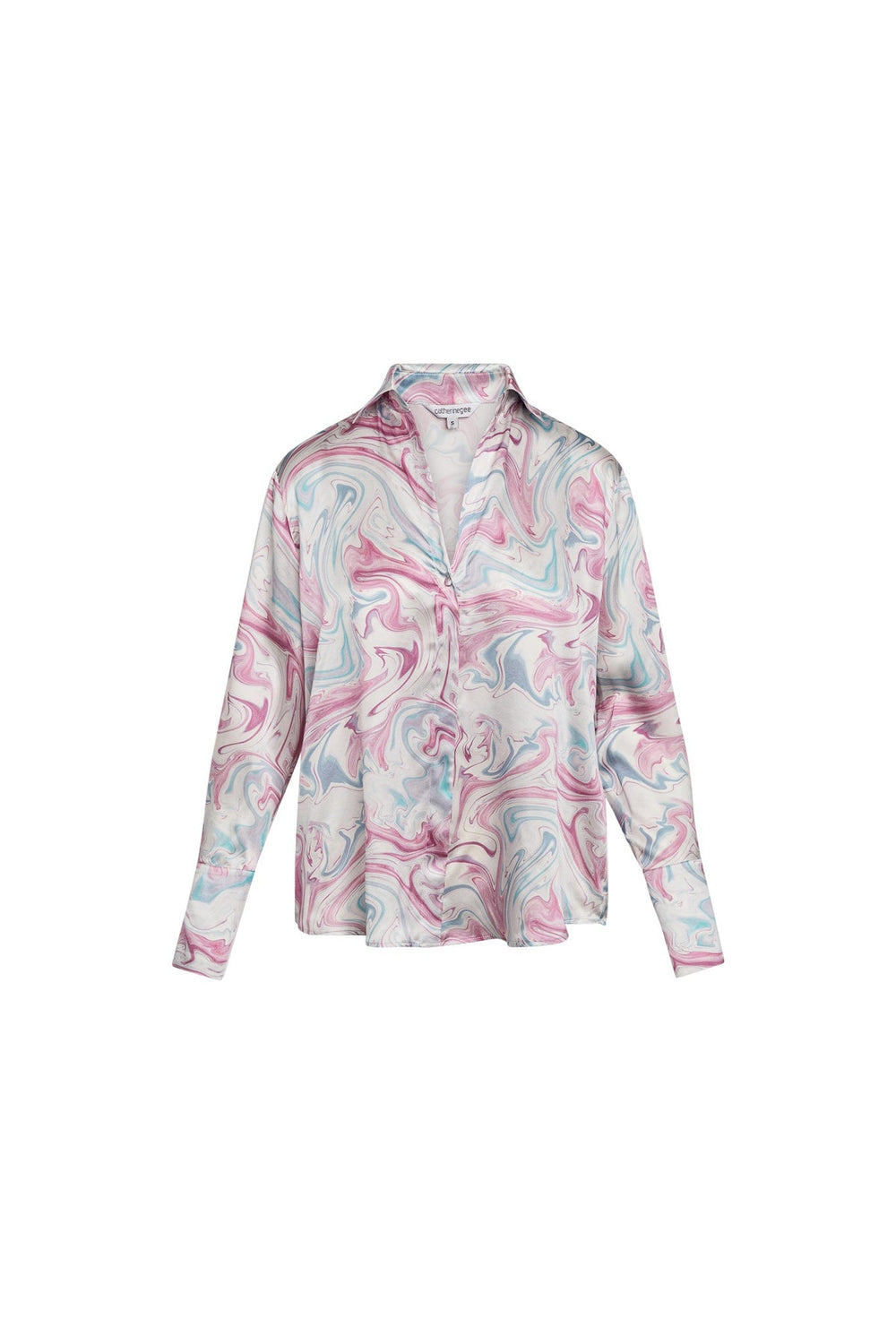 Silk Printed Shirt - Girlboy Swirl
